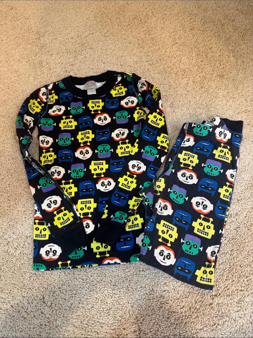 Hanna Andersson Halloween Monster Pajama Set